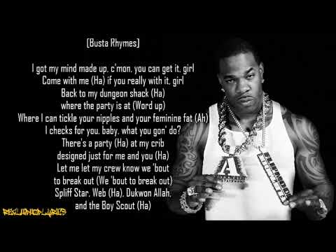 Busta Rhymes - It's a Party ft. Zhané (Lyrics)