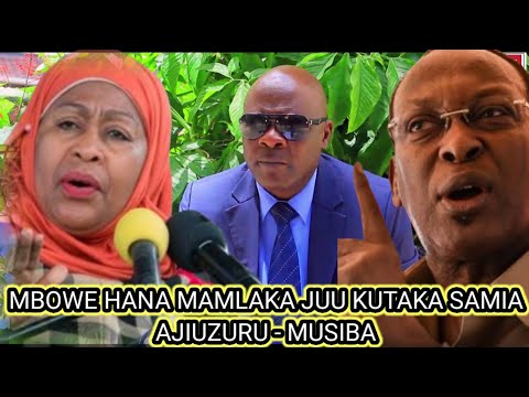 MUSIBA AMJIA JUU MBOWE APINGA KAULI YA KUTAKA RAIS SAMIA KUJIUZURU YUPO TAYARI KUIPAMBANIA TANZANIA