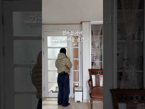 엄마집 가서 가장 두려운 순간..!!👀