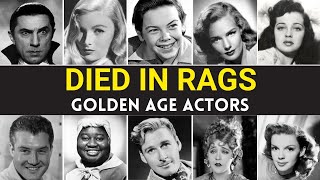 Golden Age Hollywood Actors Who Died In Poverty