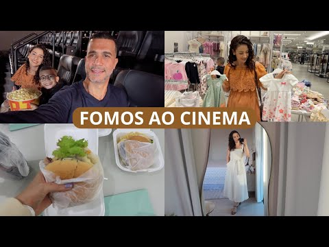DIA DE CINEMA, PASSADINHA NAS LOJAS, HAMBURGUER + VESTIDOS NOVOS