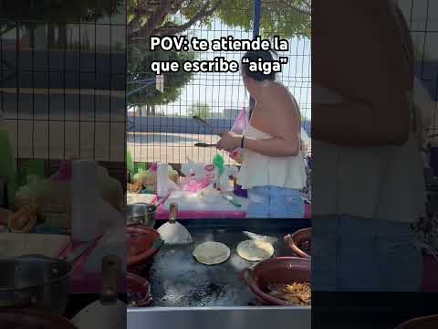POV: te atiende la que escribe “aiga” #humor #comedia #elpersonajedelasemana