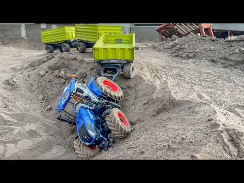 TRACTORS AND RC TRUCKS WORK HARD AT THE LIMIT!!