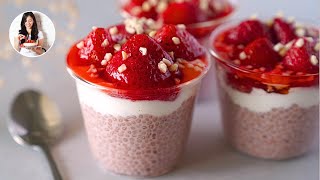 Postre Delicioso y Sin y Horno en Minutos -Sin Azúcar, ligero y cremoso! | Auxy
