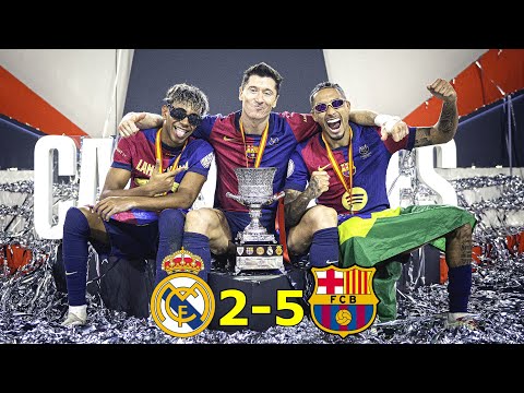 REACCIONANDO al REAL MADRID 2-5 FC BARCELONA I FINAL SUPERCOPA de ESPAÑA 2025