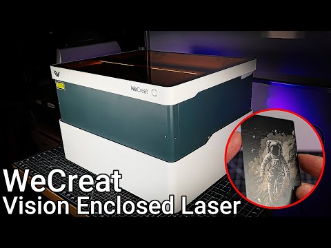 WeCreate's New Vision Fully Enclosed 20 Watt Diode Laser