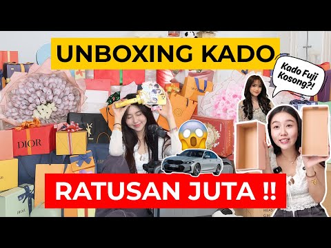 UNBOXING KADO RATUSAN JUTA BIRTHDAY VILMEI !! KADO FUJI ILANG ?!