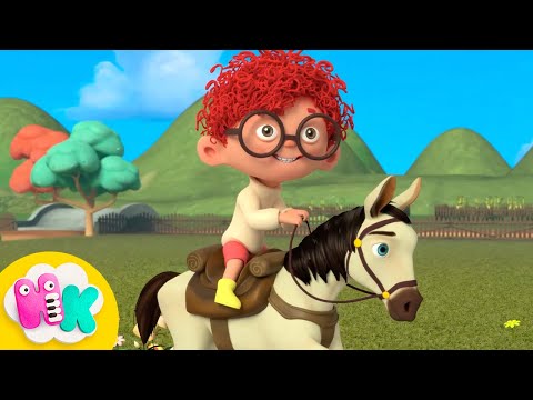 At şarkısı 🐎 Atlar çizgi filmi | Çocuk şarkıları - HeyKids