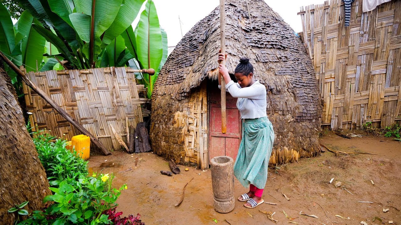Incredible UNSEEN FOOD of AFRICA - Dorze Ethnic Group in Ethiopia