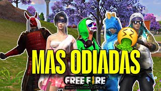 Las 5 SKINS más ODIADAS de Free Fire 🤮 ¿Tienes alguna de estas?