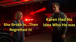 HOA Karen Broke Into My Garage — She Had No Idea I Was the Police Chief!#heartwarmingstories #fyp