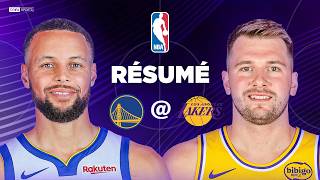 Résumé : WARRIORS @ LAKERS, DONCIC vs CURRY pour un CHOC BOUILLANT !