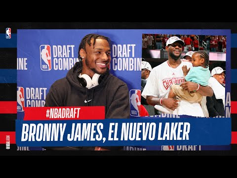 BRONNY JAMES, la presión de ser el hijo de LEBRON y su futuro en la NBA | #NBADRAFT