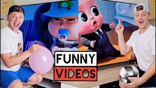 Try Not To Laugh 🤭 Best Funny Moments 🤣 MEMES 2025