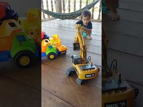 แแธแแถแแแแแถ excavator , Mobile truck and excavator #TM54 / #truck #RC #excavator