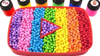 Satisfying Video l How to make Candy TV with Mixing Paint Cutting ASMR l RainbowToyTocToc