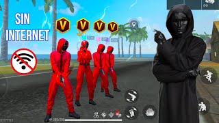 NOS HACEMOS PASAR SIN INTERNET CON LA COLABORACIÓN DEL JUEGO DEL CALAMAR    ❤️ FREE FIRE😱