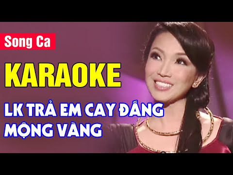 Trả Em Đắng Cay Mộng Vàng, Tát Nước Đầu Đình Karaoke Song Ca | Mỹ Huyền, Nhật Lâm | Aisa Karaoke