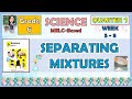 Separation Techniques in Mixtures