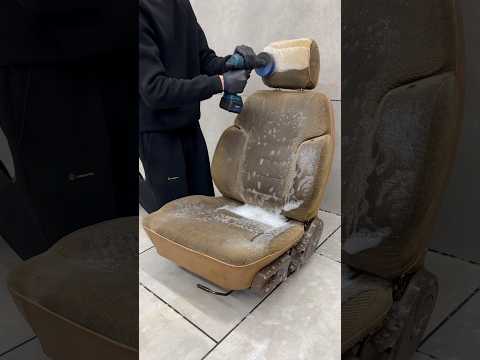 Dirty car seat cleaning #dirtycar #carwash #detailing