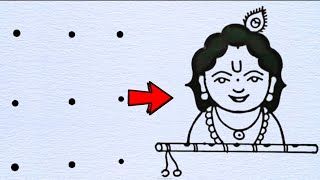 Janmashtmi special drawing|How to Draw lord krishna from Letter XXX |Shri Krishna drawing| drawing 