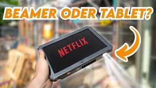 BEAMER im Tablet?! Wahnsinniges Outdoor-Tablet überrascht nicht nur damit