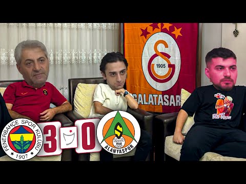 GALATASARAYLILAR FENERBAHÇE MAÇINI İZLİYOR | Fenerbahçe 3-0 Alanyaspor #fenerbahçe