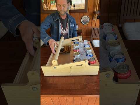 My new picnic basket idea #picnic #picnicbasket #woodworking #woodworkingprojects