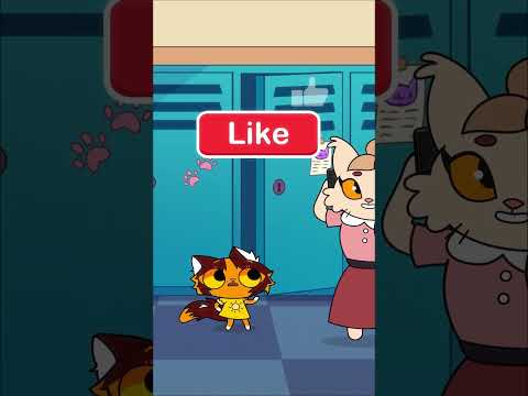 A tigra INVADIU a ESCOLA!? 🥴🥷 #simba #simbochka #arti #gatos #animação