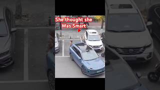 She Tried to Block the Parking Spot… Technology Said NO 😂