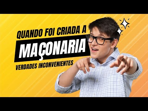 POLÊMICA... Quando a Maçonaria foi Criada?