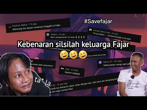 Kebenaran silsilah keluarga Fajar Sad Boy 😂😂