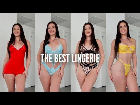 LINGERIE TRY ON HAUL! in 4k
