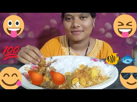 चिकन करी चावल के साथ चिकन सब्जी l Chicken curry Chicken Sabji with Rice