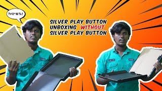 UNBOXING SILVER PLAY BUTTON ⁉️ #silverplaybutton