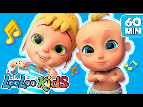 1 Hour of Happy Newborn Songs – Educational & Fun Baby Music | LooLoo Kids
