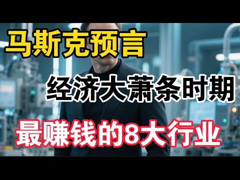 马斯克预言，经济大萧条下，2025最赚钱的8大行业，【静谈养生】