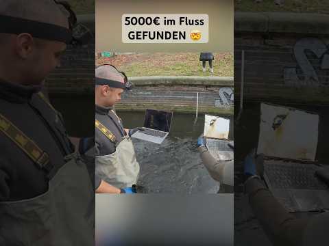 Wertvolles Diebesgut beim #magnetfischen gefunden 🤯 #schatzsuche #gebrüderlange