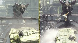 The Last Guardian E3 2015 vs 2016 PS4 Graphics Comparison