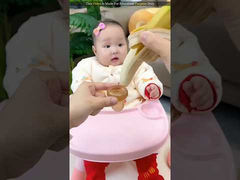 Amazing Way Baby Eating Gadget #explore