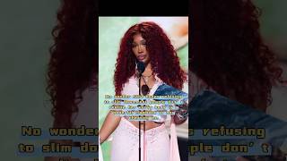 No wonder SZA keeps refusing to slim down,most people don’t realize her curvy body is a powerful
