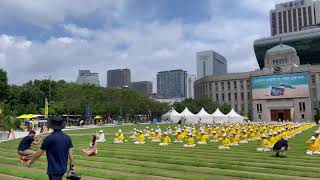 Những hình ảnh của Pháp Luân Công tại Seoul, Hàn Quốc