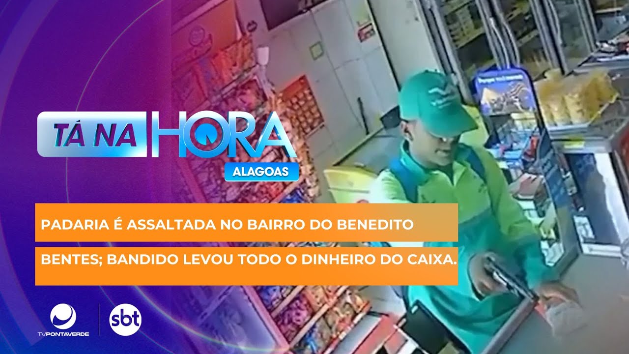 VIOLÊNCIA | Padaria é assaltada no bairro do Benedito Bentes; Bandido levou todo o dinheiro do caixa