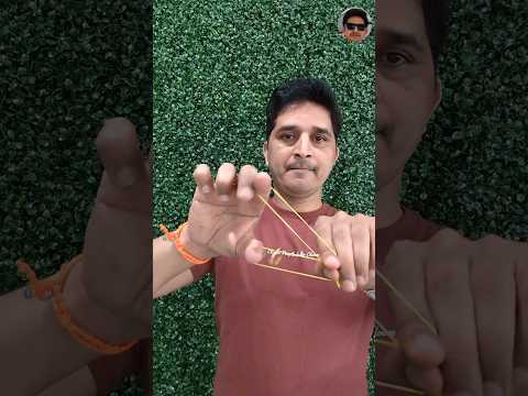 Simple rubber band trick ?✨ #shorts #magic #tricks #viral #youtubeshorts #trending #instareels