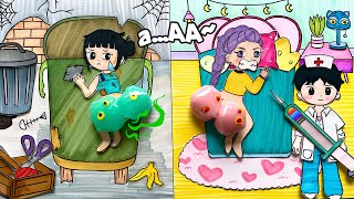✨Paper DIY ✨KPOP DEMON HUNTERS Game Book Rich Rumi vs Poor Zoey  , Doctor Jinu 