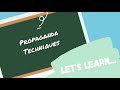 Understanding Propaganda Techniques
