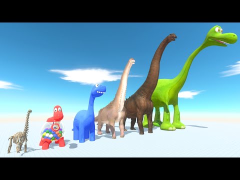 Evolved Brachiosaurus vs ALL Dinosaurs Biollante REBIRTH 2025 Tyrannosaurus Rex Animal Revolt Battle