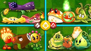 PvZ 2 Battlez Random 4 Team Plants FIRE + ARMA + ENLIGHTEN - Who Will Win?