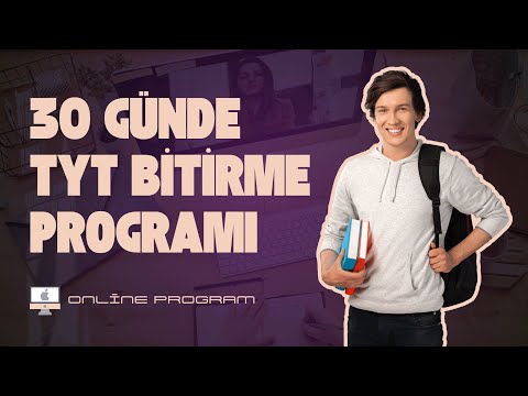 30 Günde TYT Bitirme Programı 🎯  Tüm Bölümler 📚 Online Program 💻