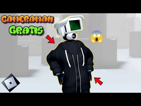 Rápido Nuevo Avatar Cameraman Gratis! Con cuerpo Realista😲 Roblox